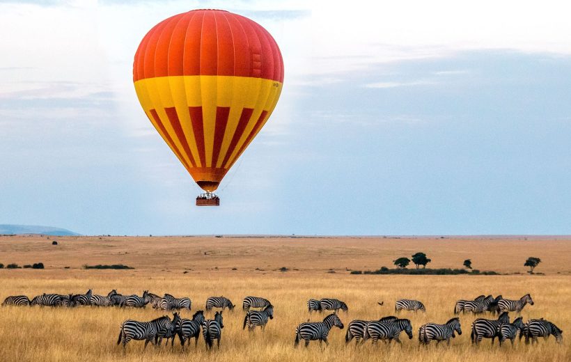 HOT- AIR BALLOON RIDE OVER THE MASAI MARA